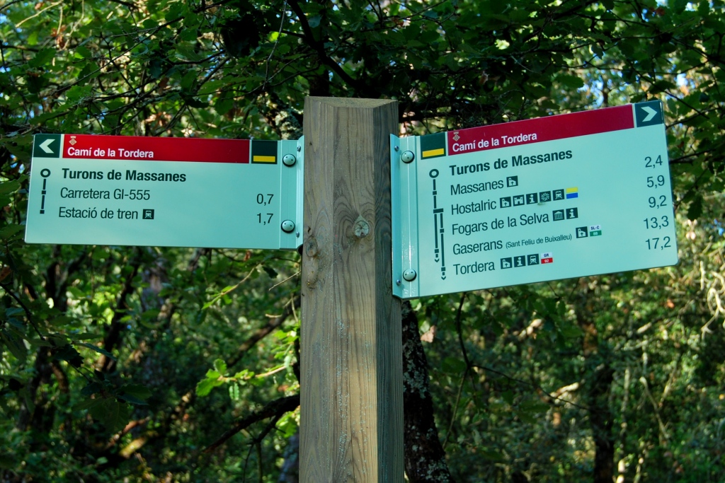 Tram Massanes - estació de tren