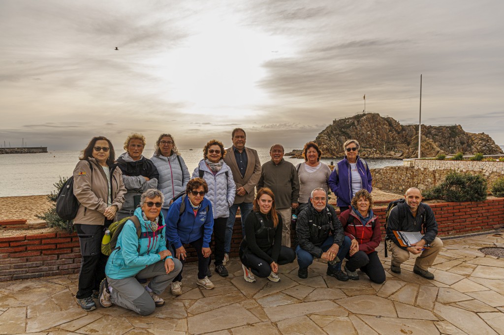 Foto: Amador García. Fotografia de grup de la visita guiada a Blanes.