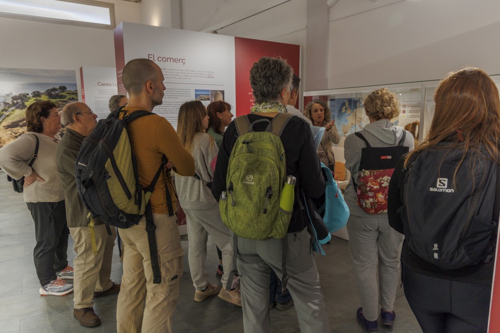 Foto: Amador García. Visita al Centre d'Interpretacio Blandae Ciutat Romana.