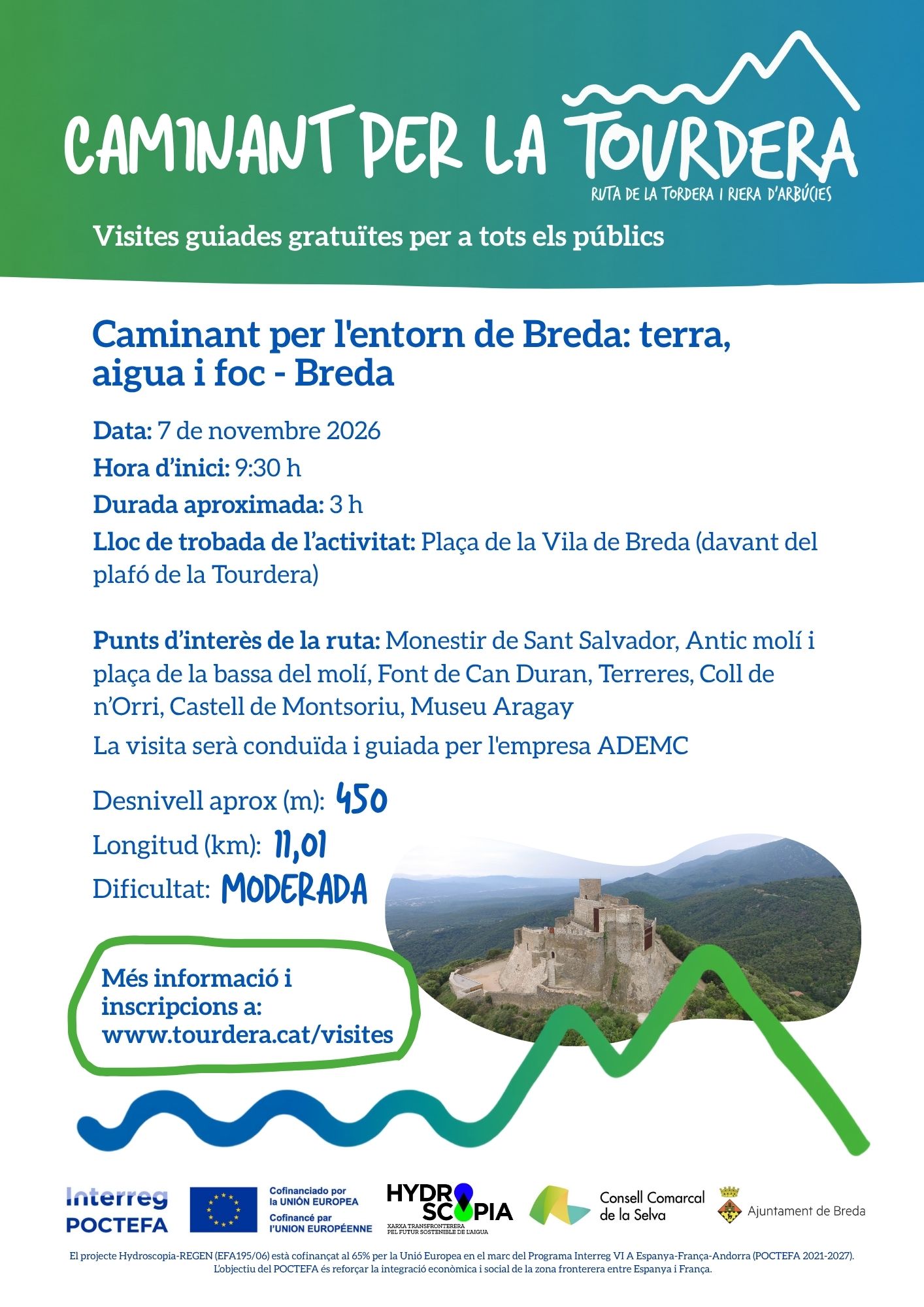 Cartell visita guiada Breda (7 de novembre)