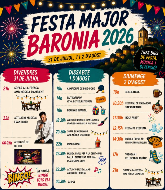 Festa Major Baronia (Vallgorguina)