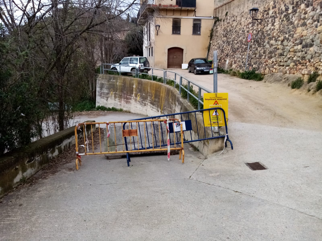 Foto: Consell Comarcal de la Selva. Actuacions de millora del camÃ­ del MolÃ­ a Hostalric.