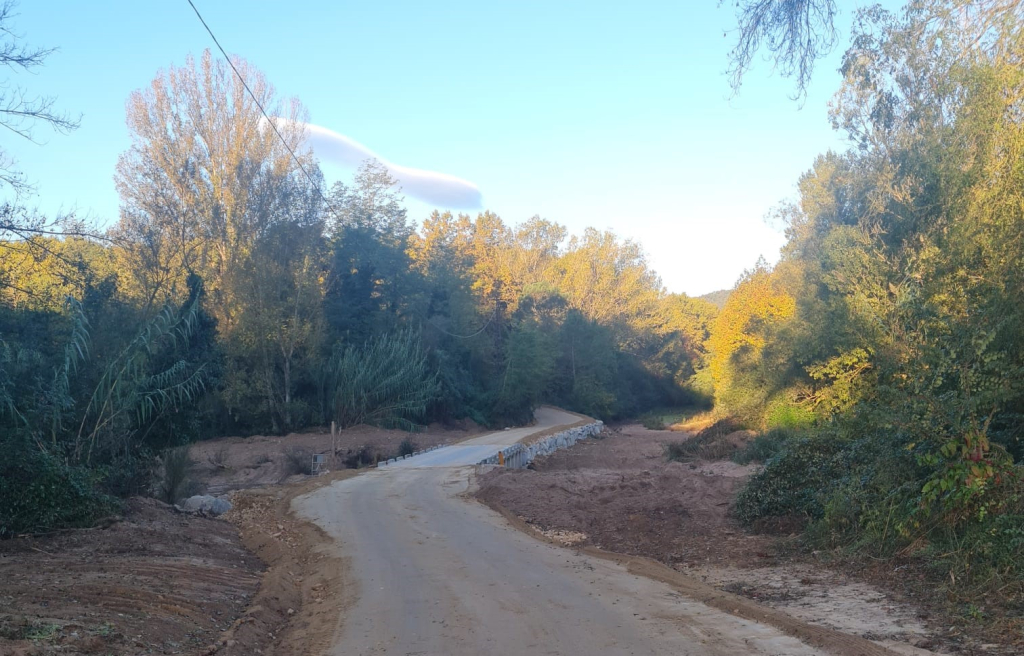 Foto: Ajuntament de Massanes. RebahilitaciÃ³ de la passera sobre la riera de Santa Coloma al municipi de Massanes.