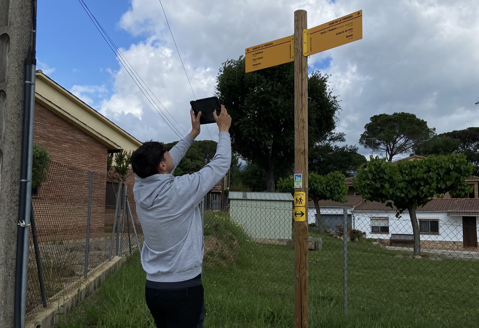 Foto: Tourdera. Imatge durant la revisiÃ³ de la ruta