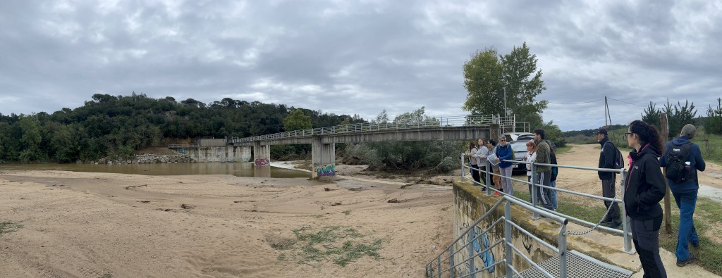 Foto: Tourdera. Estació d'aforament de la Tordera a Fogars de la Selva.