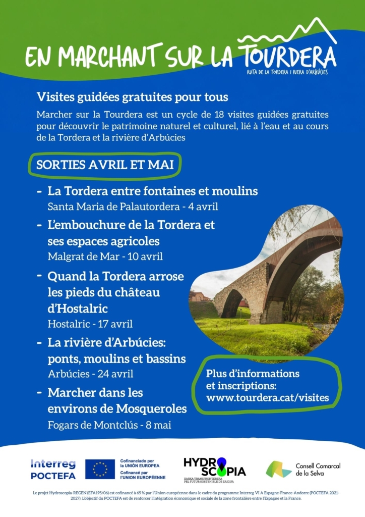 Programme de visites guidées pour avril et mai