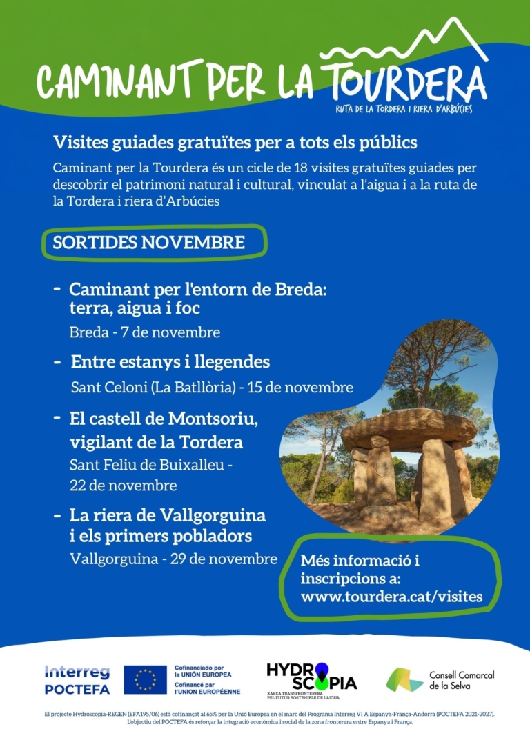 Programa sortides guiades novembre