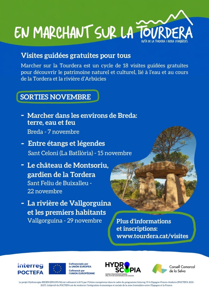 Programme de visites guidées pour novembre