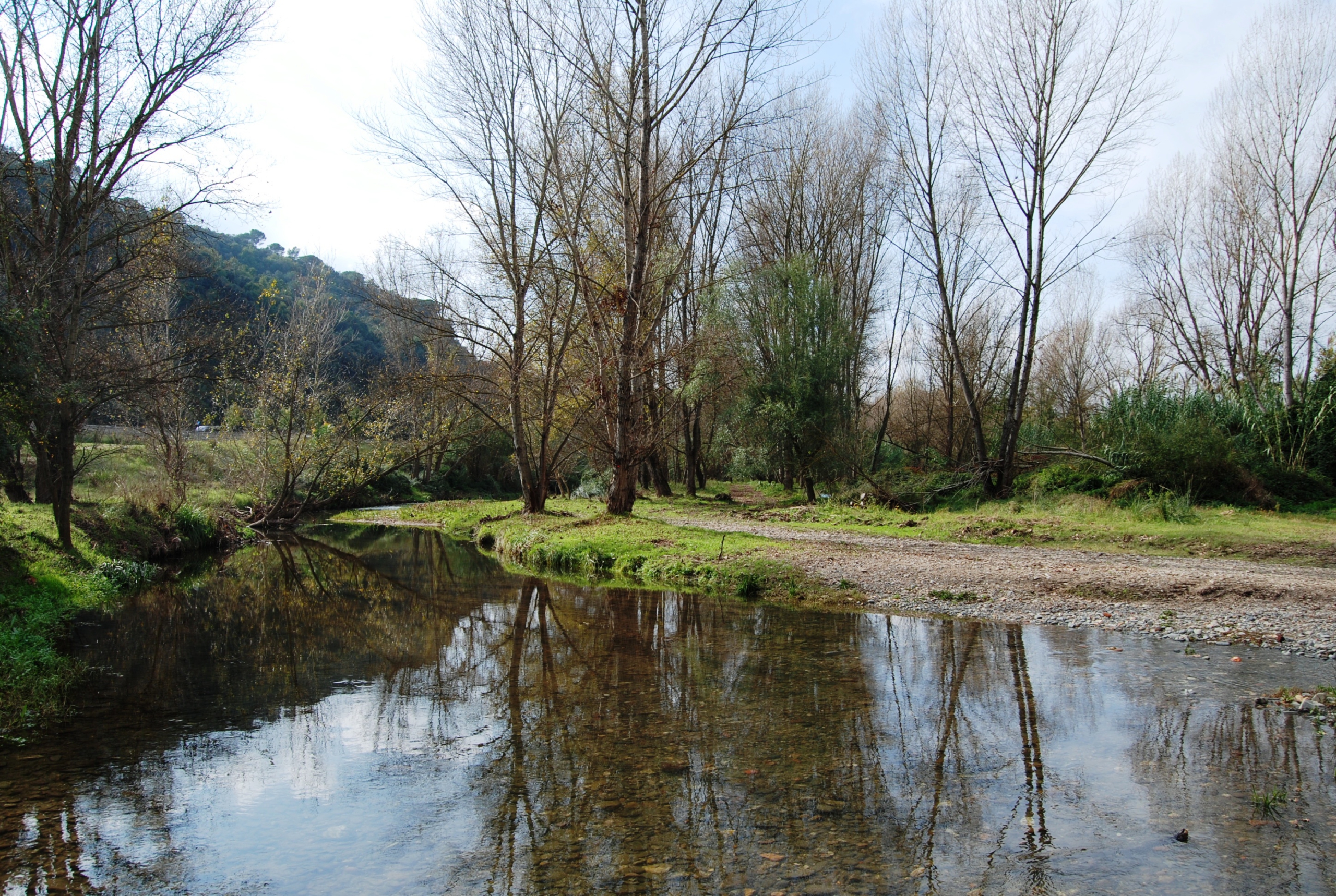 Foto: Tourdera. Riu Tordera entre Sant Celoni i La Batllòria.