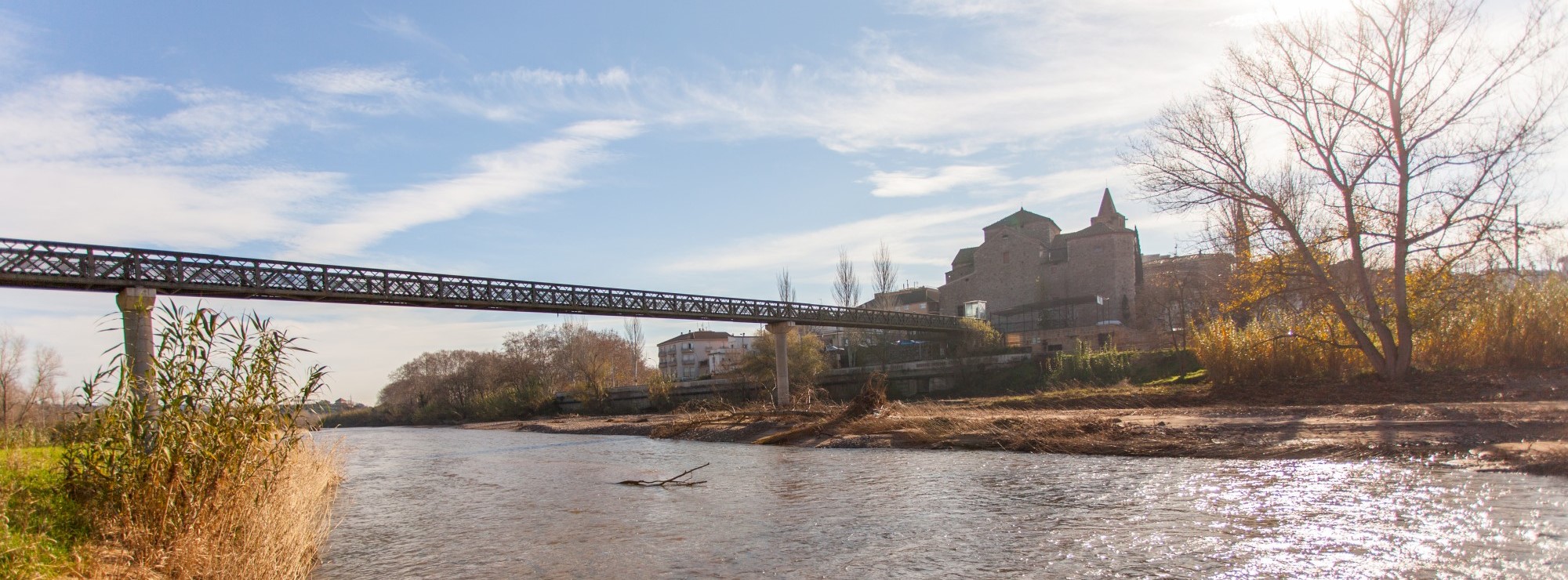 Foto: Tourdera. Riu i poble de Tordera