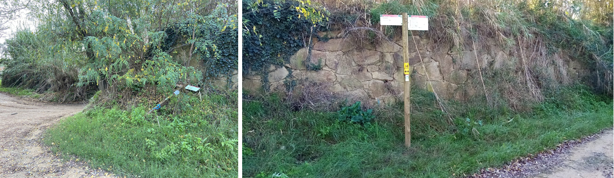 Ersetzung einer beschädigten Bannerhalterung in Blanes