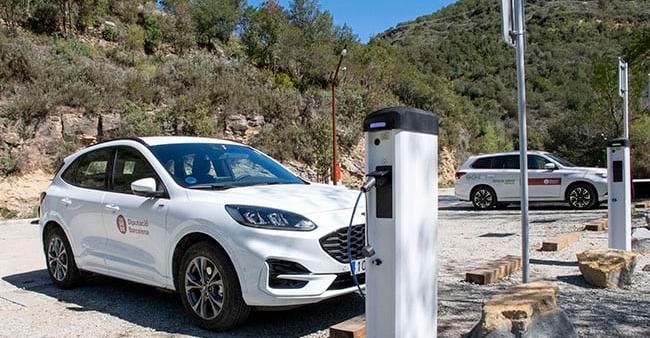 Photo: Barcelona Provincial Council. Electric charger.